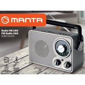MANTA radio FM, USB, microSD, DC, baterija RDI-FM3AN