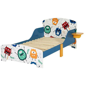 Kinder home Deciji drveni krevet sa zaštitom od pada, ram du