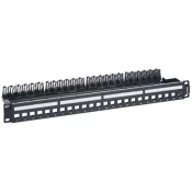 LEGRAND LINKEO C Modularni nemontirani patch panel 1U za 24x RJ45, za keystone Cat.6A/6/5e