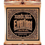 ERNIE BALL SET 2546 AK 012-054 EVERLAST COATED PHOSPOR BRONZE MEDIUM LIGHT