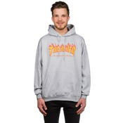 Thrasher Flame pulover grey mottled Gr. L