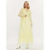 TWINSET Vsakodnevna obleka 232TP2101 Rumena Regular Fit
