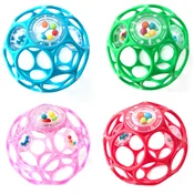 KIDS II OBALL Igrača Oball KLOPOTULJA 10 cm temno roza 0m+
