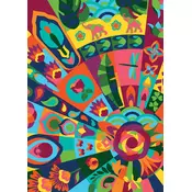 Hachette - Puzzle Mandala - 500 kosov