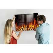 tulup.si Magnetna tabla za zid Žar 100x70 cm
