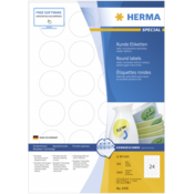 Herma Removable Round Labels 40 100 Sheet DIN A4 2400 pcs. 4476