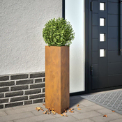 Vrtne sadilice 2kom trokutasta 30x26x75cm Pohabani celik