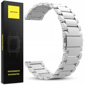Spacecase SPACECASE STEEL PAŠEK ZA URO 20MM SREBRN ZA APPLE WATCH SERIES 3 4 5 6, (21969162)