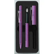 SET FABER CASTELL NALIVNO PERO+KEMIČNI SVINČNIK GLAM VIOLET