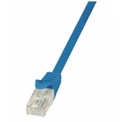 LogiLink RJ45 omrežni kabel CAT 5e U/UTP [1x RJ45 konektor - 1x RJ45konektor] 0,50 m modra LogiLin