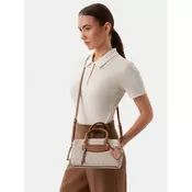 MICHAEL Michael Kors Ročna torbica  kremna / temno bež / karamel