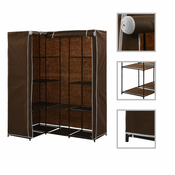 Den Kotna garderobna omara 130x87x169 cm rjava