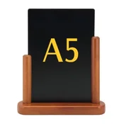Tabla kredna samostoječa a5 na podstavku mahagonija elemme NN