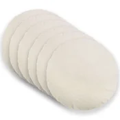 Vidaxl Prevleka za blazino 6 kos HEERLEN Krem Premer 40 cm Bouclé
