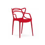 Rdeči plastični stol KATO