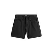 VANS Kavbojke Check 5 Mid Rise Short črna