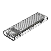 Orico Ohišje za disk TCM2-C3 M.2 NVME na USB-C 10 Gb/s – sivo-prozorno