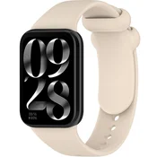 GS Silikonski pašček za Xiaomi Smart Band 8 Pro/Xiaomi Smart Band 9 Pro, bež