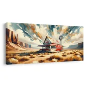Slika pod puščavskim nebom - 80x40