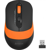 A4tech FG10S Orange Fstyler Bežični tihi miš, narančasto-crni