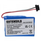 Baterija za Becker Traffic Assist 107/Z200/Z205, 1000 mAh