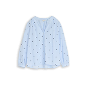 TOM TAILOR Bluza svetlo modra/črna