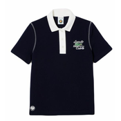 Ženski teniski polo majica Lacoste Sport Roland Garros Edition Cotton Pique Polo Shirt - navy blue/white