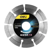 Deli Tools Diamantna segmentna rezalna plošča 125x22,2mm