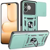 Ovitek Techsuit CamGuard pro za Honor 600 Lite - zelen