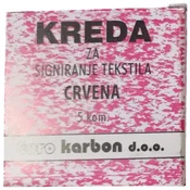 KREDA KROJAČKA PK5 KARBON rdeča