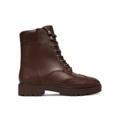 LAUREN RALPH LAUREN Gležnjarji Alysn 802977885002 Rjava
