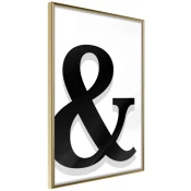 Poster - Ampersands Shadow 40x60