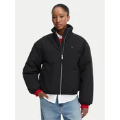 Tommy Jeans Prehodna jakna DW0DW22908 Črna Regular Fit