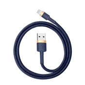 BASEUS Kabel TipA/Lightning 1m 2.4A Kafe plava CALKLF-BV3