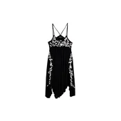 Desigual Poletna obleka Cassatt 26SWVK42 Črna Regular Fit