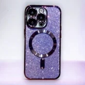Infostyle Silikonski ovitek Glitter - MagSafe za iPhone 13 Pro Vijolična/TPU silikon