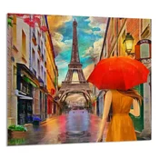 shumee STEKLENA PLOŠČA ZA KUHINJO 65x60 Pariz