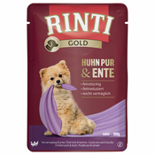 RINTI Gold 10x100 g - Čisti piščanec in raca