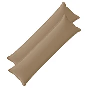 Vidaxl Prevleka za blazino 2 kos HOUTEN Taupe 40 x 145 cm Poliester