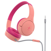 Dječje slušalice s mikrofonom Belkin - SoundForm Mini, ružičaste