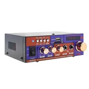 AVIZAR Večfunkcijski stereo avdio ojačevalnik Bluetooth USB SD FM, Vijolična, (5000250550)