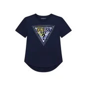 GUESS Majica  temno modra / limona / zelena / off-bela
