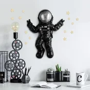 Wallity Zidna dekoracija Cosmonaut 4, 35cmx47cmx10cm, Crna