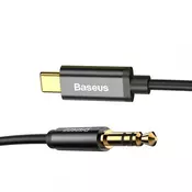 BASEUS M01 TYPE-C TO AUX CABLE 120CM BLACK (6953156262553)