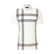 Barbour Majica Blaine temno rjava/črna/bela