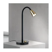 Orion - prigušiva fleksibilna stona lampa DOTTY 1xGU10/10W/230V crna/mesing