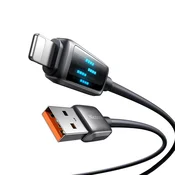 Polnilni in podatkovni 36W USB-A v Lightning kabel Mcdodo CA-5250 - LED prikazovalnik - 480Mbps - 1.2m - black