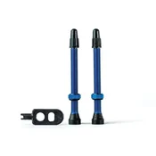 shumee Modri ventili Trezado Tubeless 60 mm - 2 kosa s ključem