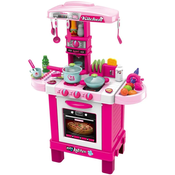 Djecja kuhinja Raya Toys - Sa svjetlima i zvukovima, roza