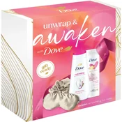 Dove Unwrap & Awaken darilni set za ženske